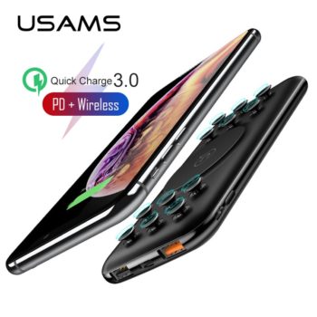 USAMS 10000mAh Wireless Power bank 1