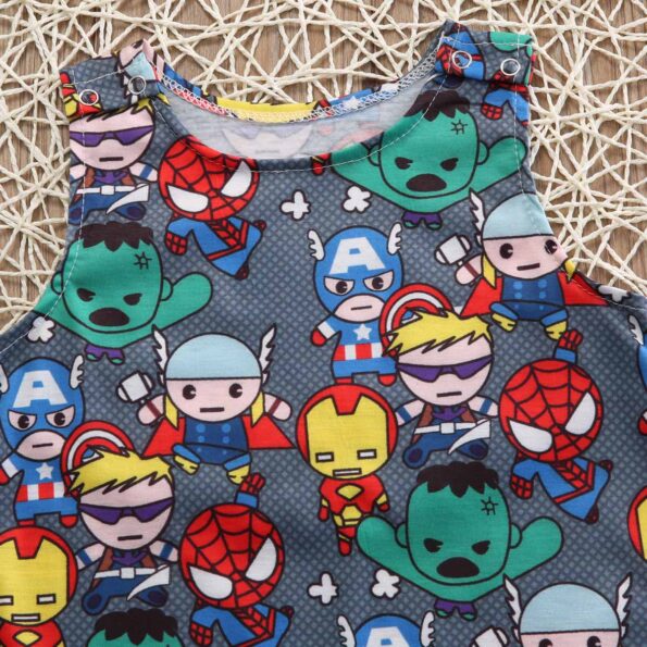 Super Heroes Baby Romper 2