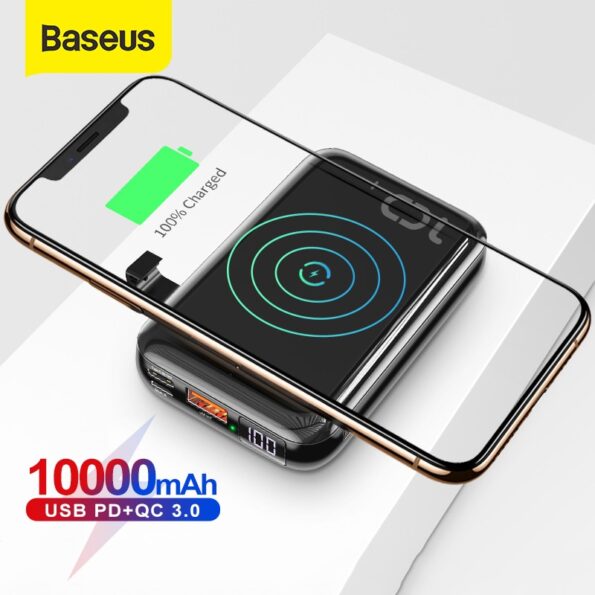 Baseus 10000mAh Wireless Power Bank 1
