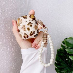 Leopard Pearl Airpods Case 2