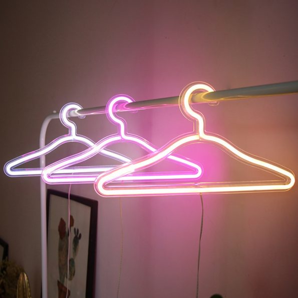 Neon Coat Hanger 1