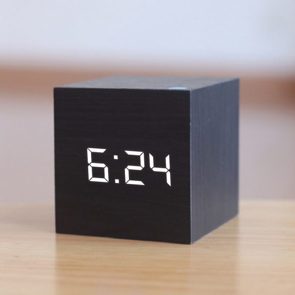 Digital Wooden Alarm Clock 1