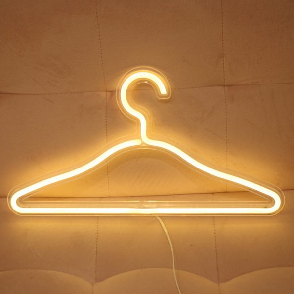 Neon Coat Hanger 2