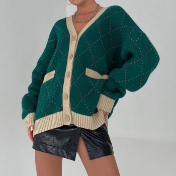 V Neck Cardigan 2