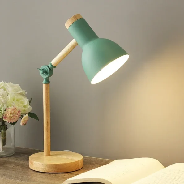 Wooden Desk Lamp 2