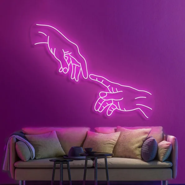 Hand of God Neon Sign 1