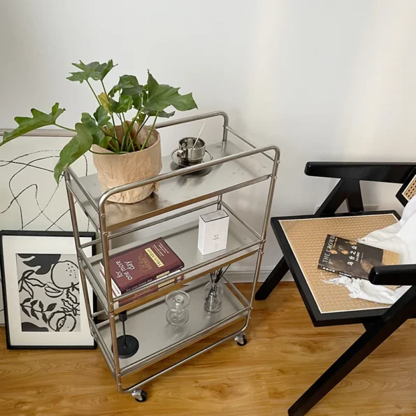 Rolling Metal Shelf 2