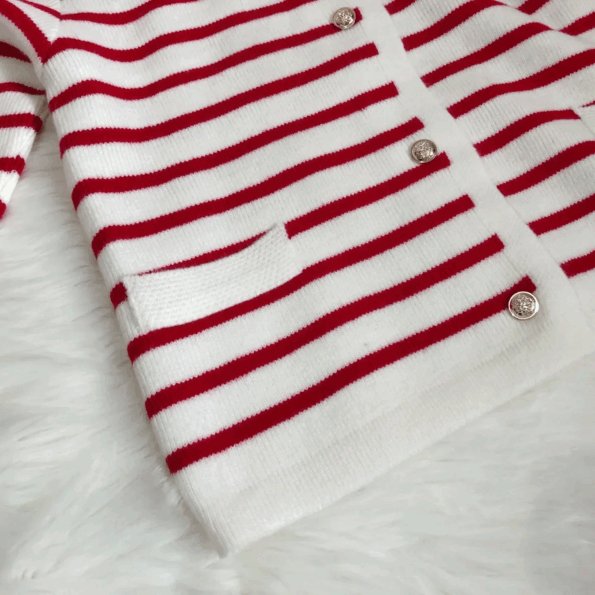 Korean Striped Cardigan - Image 2